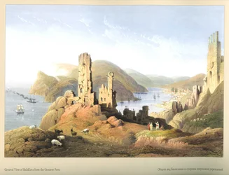 Carlo Bossoli. General View from the Genoese Fortifications